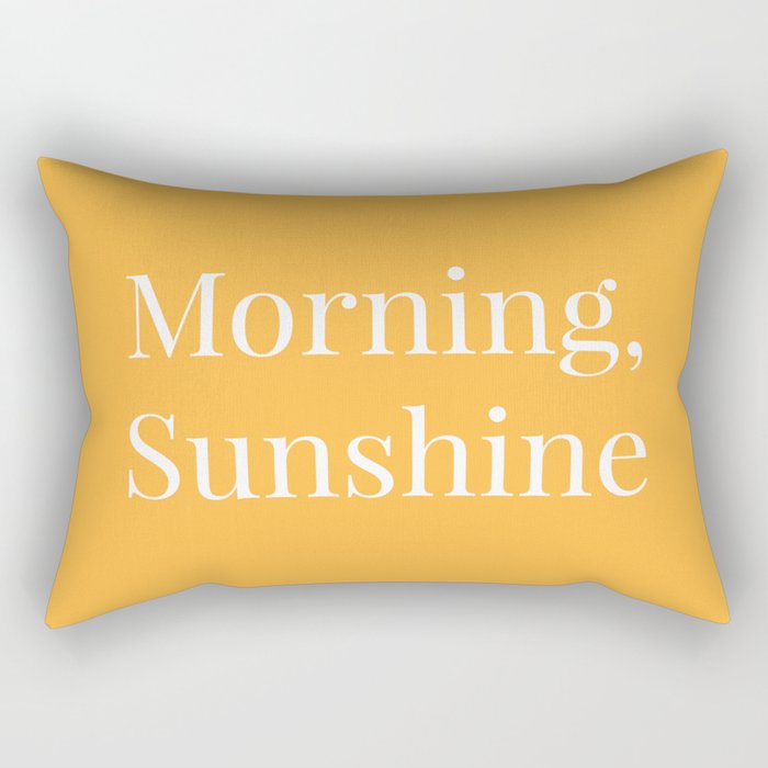 Morning, Sunshine Rectangular Pillow