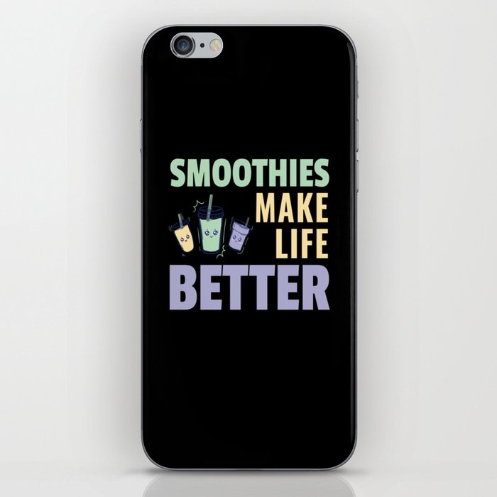 Smoothies Make Life Better Fruity iPhone Skin