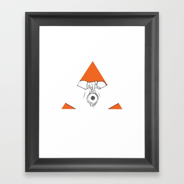 Illuminati Illustration Framed Art Print