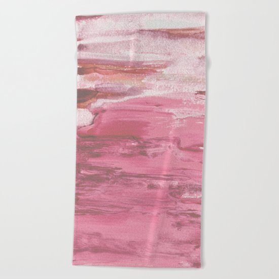 Soft Pink Beach Towel