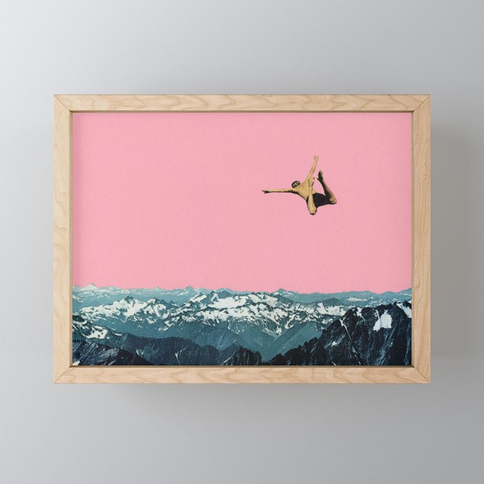Higher Than Mountains Framed Mini Art Print