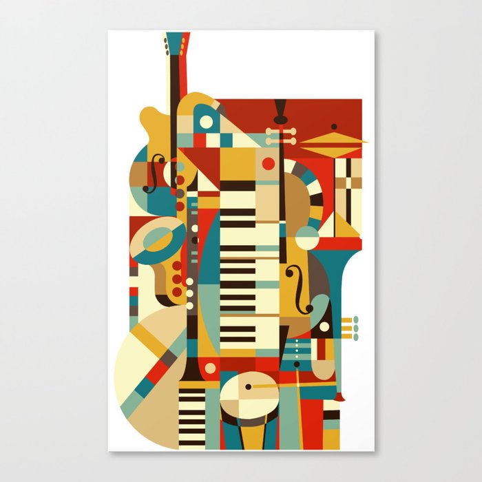Jazz Fusion Canvas Print