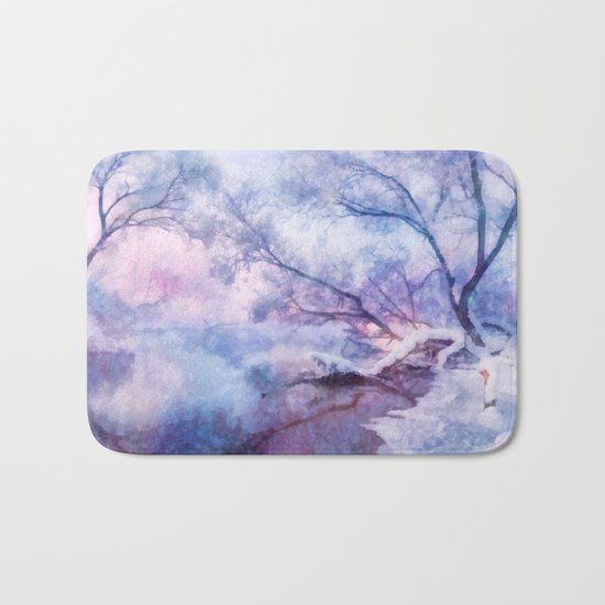 Winter fairy tale Bath Mat