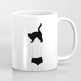 Just got a new hair-cat / Illustration Coffee Mug