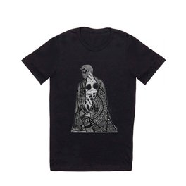 Robed male nude body T-shirt | Drawing, Malenude, Maletorso, Pattern, Illustration, People, Ink Pen, Black and White, Gayart, Gay 