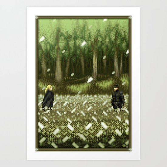Pixel Art series 11 : THE BOSS Art Print