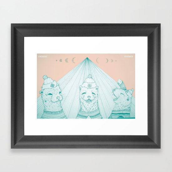 OTTER OTHER OTTER Framed Art Print