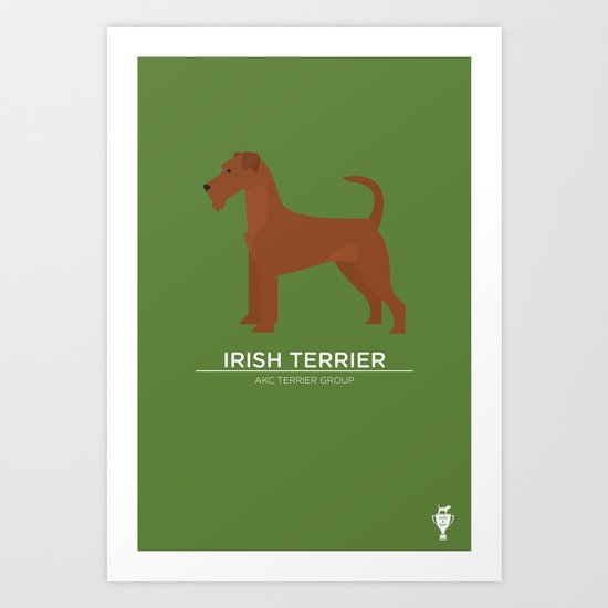 Irish Terrier Art Print