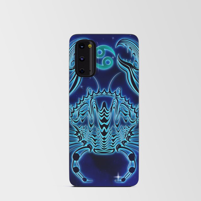 Astrology Horoscope Cancer Zodiac Blue Android Card Case