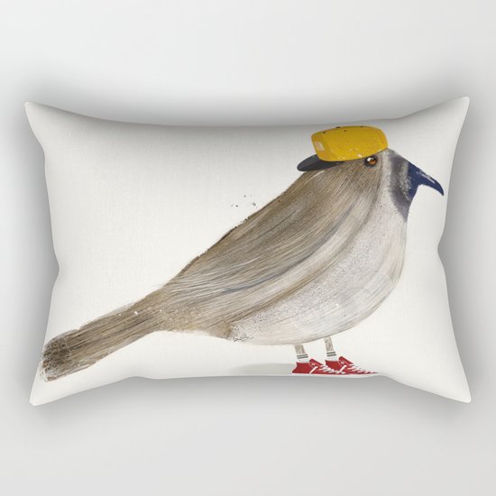 little brown creeper Rectangular Pillow