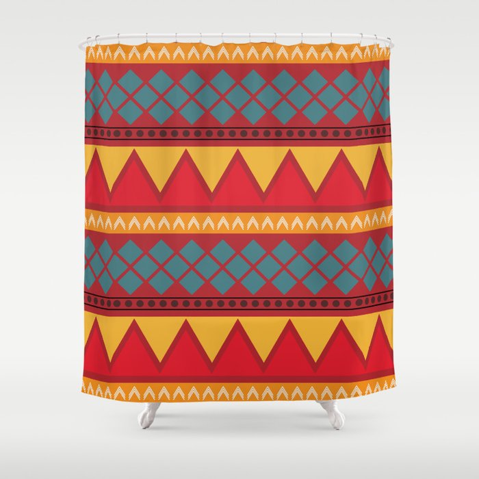 Aztec Shower Curtain By Ummuhlu
