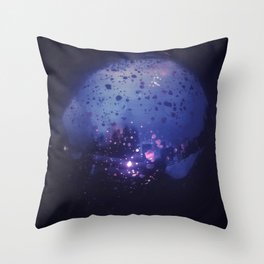 The Violet Orb Throw Pillow