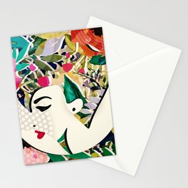 The Lady Flowers 9 Stationery Cards