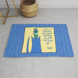 life is a balance ... Rug