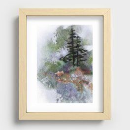 Walk to the Point Recessed Framed Print