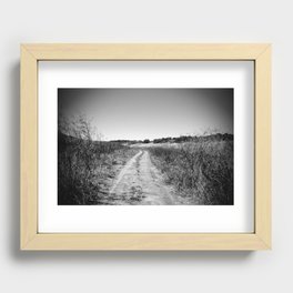 texas road Recessed Framed Print