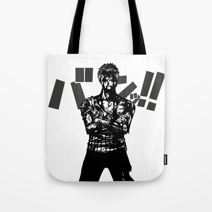 One Piece Zoro Nothing Happened Tote Bag By Claystage Society6
