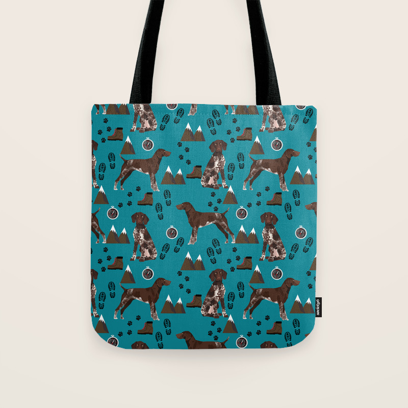 dog breed tote bags