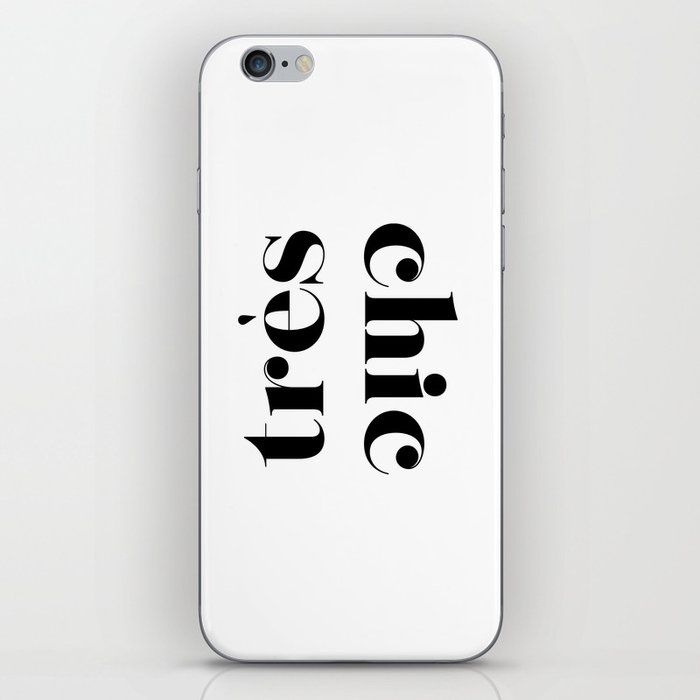 Tres Chic French Artwork iPhone Skin