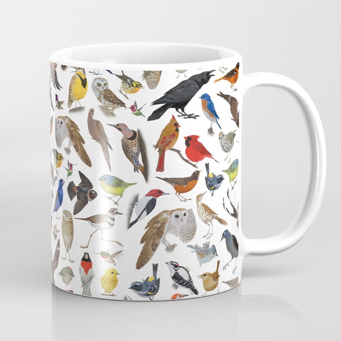 Bird Pattern Coffee Mug