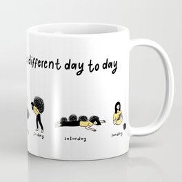 mental illness can look different day to day Coffee Mug