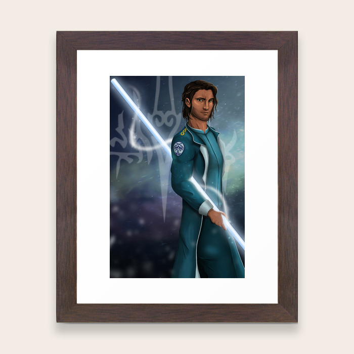 Kaladin Stromblessed Stormlight Archives Framed Art Print By Sostache Society6 #the stormlight archive #stormlight archive #sylphrena #syl #stormlight archive art #cosmere #cosmere fanart #she would 'dye' her hair in colors she likes and ask kal for his opinion all the time #dont tell me she wouldnt #also dont expect my art to have consistency in style bc it hasnt. kaladin stromblessed stormlight archives framed art print by sostache