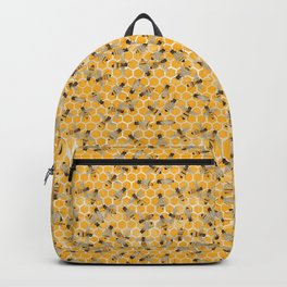 Bees on Honeycomb Backpack