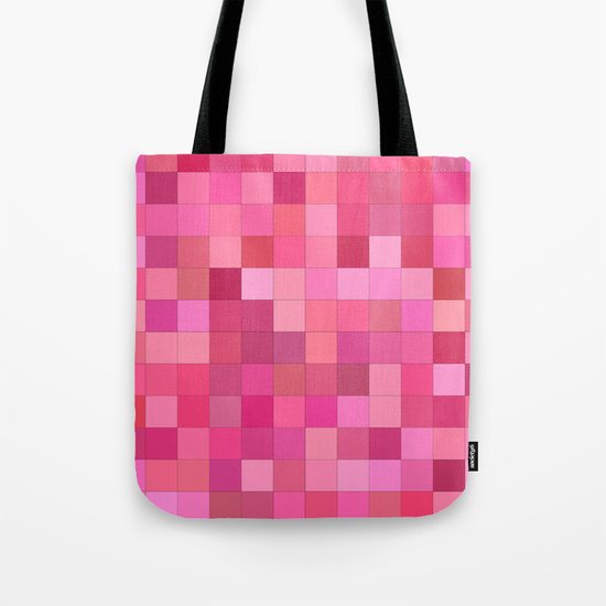 Girly squares Tote Bag
