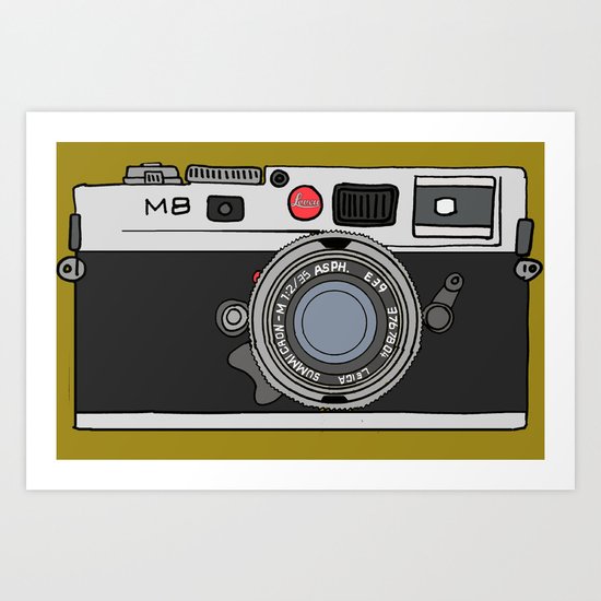 Camera, 2 Art Print