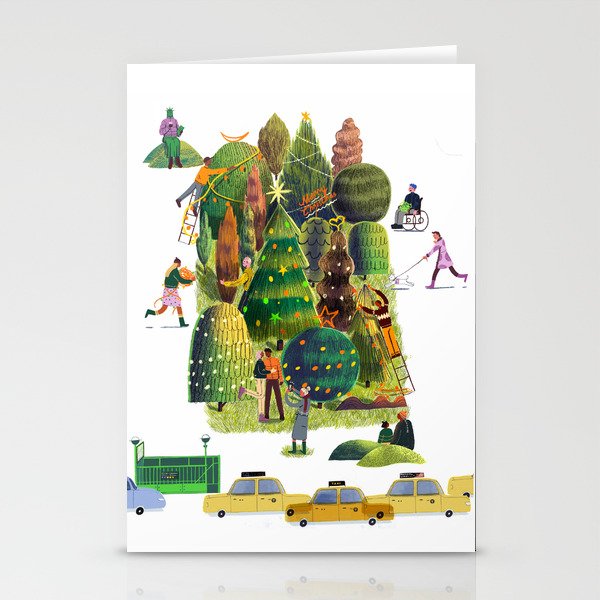 Christmas / Mini Central Park Artwork Stationery Cards