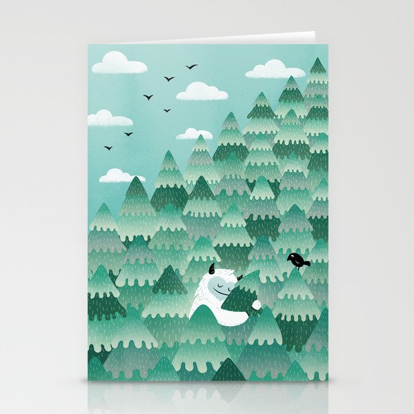 Tree Hugger (Spring & Summer version) Stationery Cards