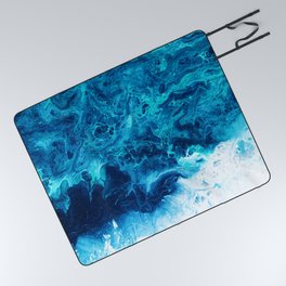 Abstract Acrylic Sea II Picnic Blanket