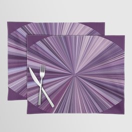 lilac stripes Placemat