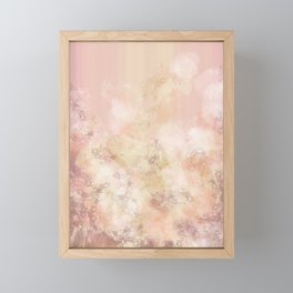 Peach Framed Mini Art Print