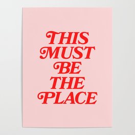 This Must Be The Place Poster