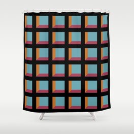 Minimalist 3D Pattern III Shower Curtain