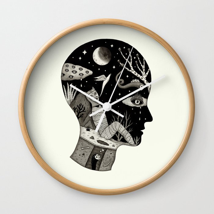 Distorted Recollection of a Dream About Death Wall Clock