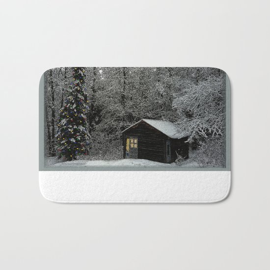 Winter Wonderland at Christmas Bath Mat