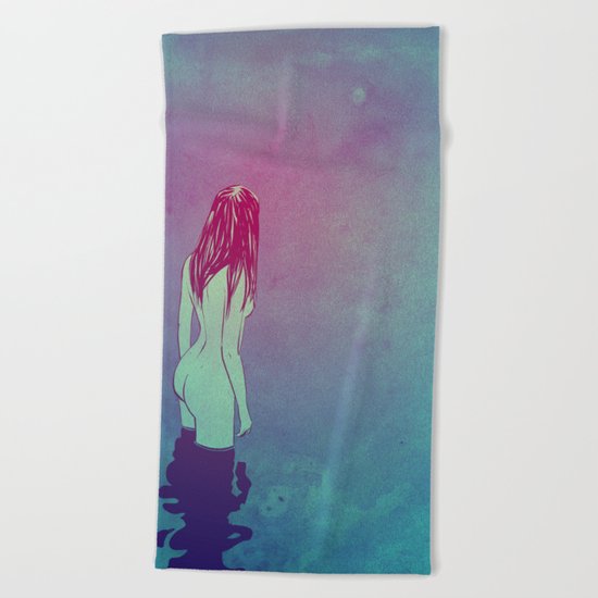 Skinny Dipping Beach Towel