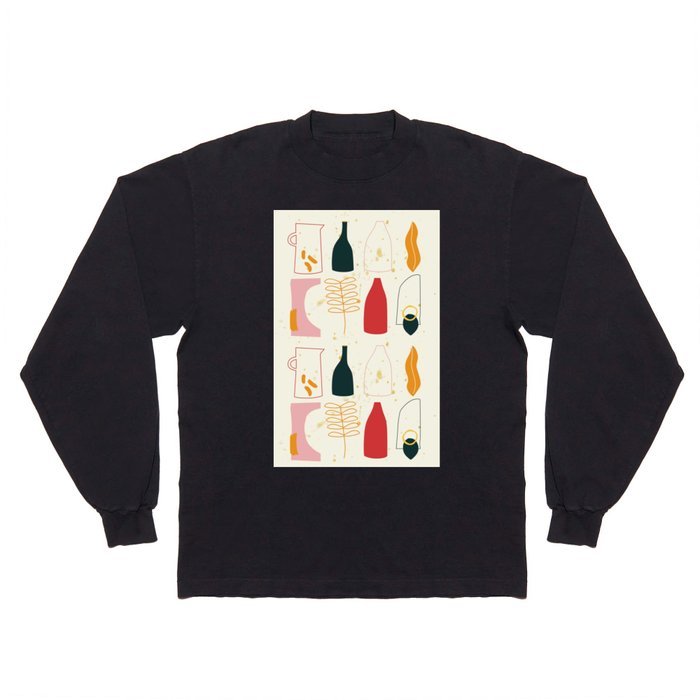 Abstract Everyday Objects Long Sleeve T Shirt