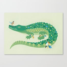 Alligator Canvas Print