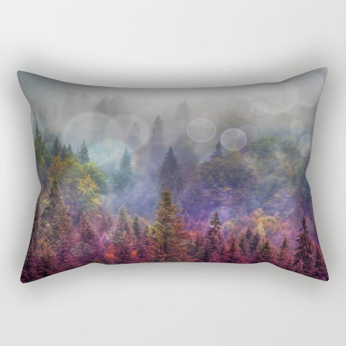 Four Seasons Forest Rectangular Pillow