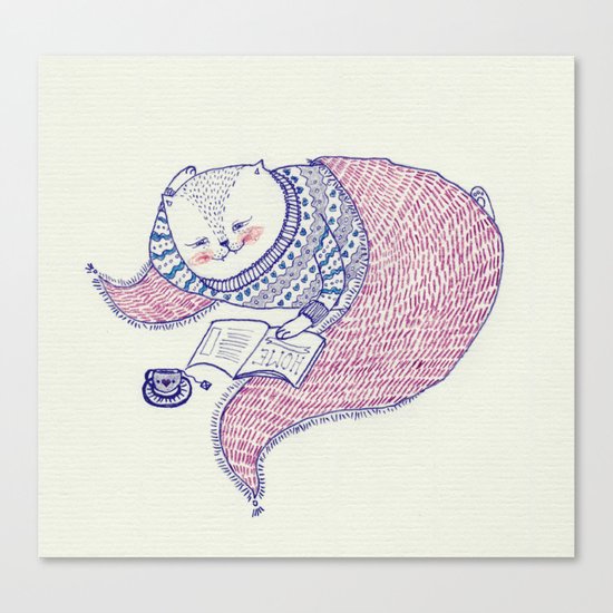 lazy saturdays Canvas Print