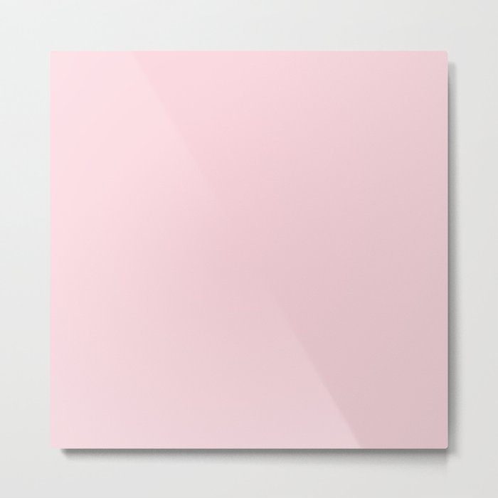 Pale Pink Metal Print