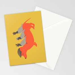 Taxi-Dog (yellow) Stationery Cards