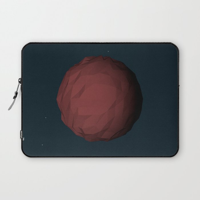 Planet Mars Low Poly Laptop Sleeve