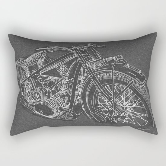 Vintage BMW R32 Motorcycle Rectangular Pillow