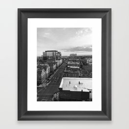Columbus Cityline Framed Art Print