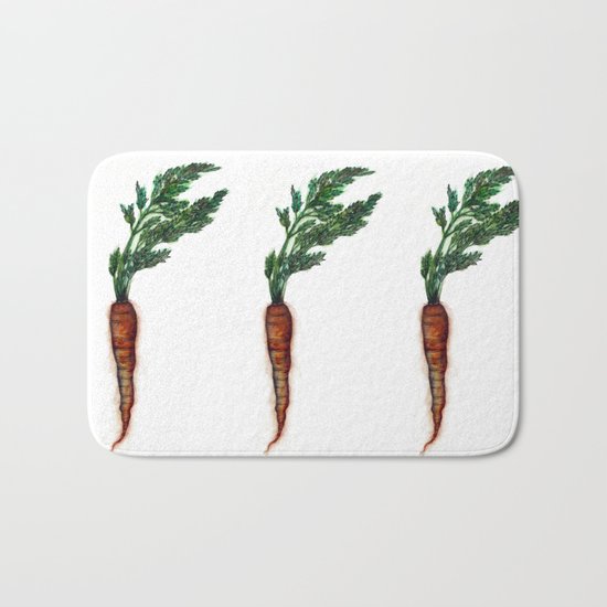 Rooted: The Carrot Bath Mat