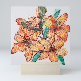 Tiger Lilies Mini Art Print